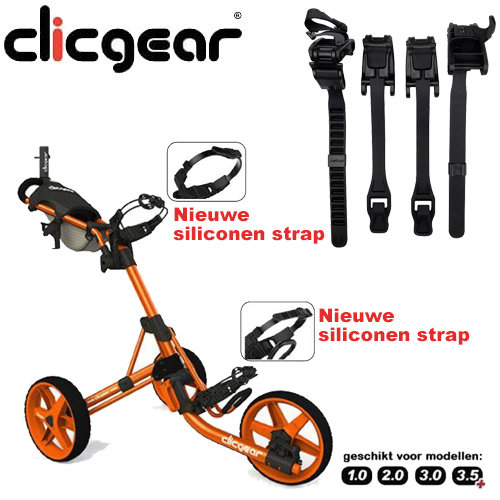 Clicgear Silicone Bag Strap Upgrade Kit for Models 1.0 - 3.5+– CLICGEAR