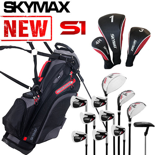 Skymax S1 Complete Heren Staal Standbag Golfdiscounter.nl