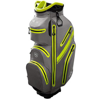 Wilson Staff Exo Dry Cartbag, grijs/lime