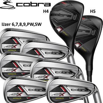 Cobra Air-X 2 Combo Golfset Heren graphite H4, H5, 6-SW