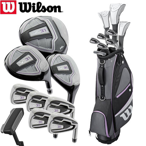 sap Slang overdrijving Wilson X31 Complete Golfset Dames met Cartbag kopen? - Golfdiscounter.nl