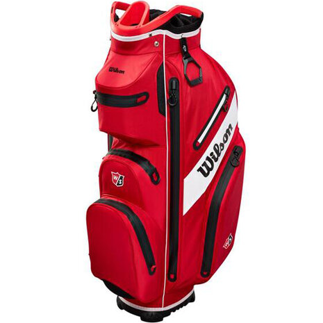 Wilson Staff Exo Dry Cartbag, rood