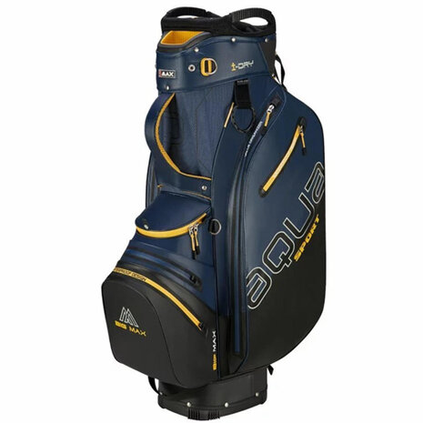 Big Max Aqua Sport 4 Waterproof Cartbag, navy/geel