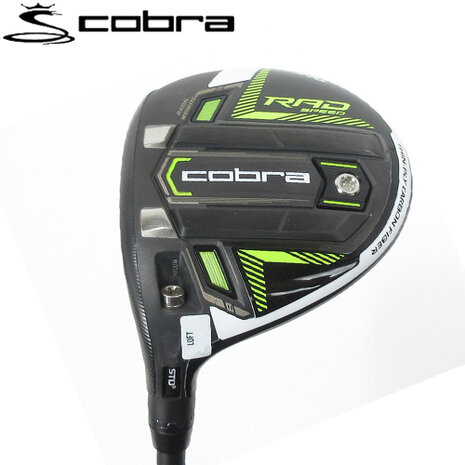 Cobra King RadSpeed Fairway Wood 5 Dames Linkshandig Zwart Lime Linkshandig