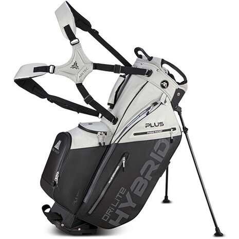 Big Max Dri Lite Hybrid Plus Standbag Golftas, Zwart/Grijs