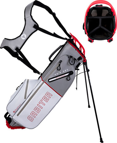 Fastfold Orbiter 2.0 Dri lite Standbag , wit/grijs/rood