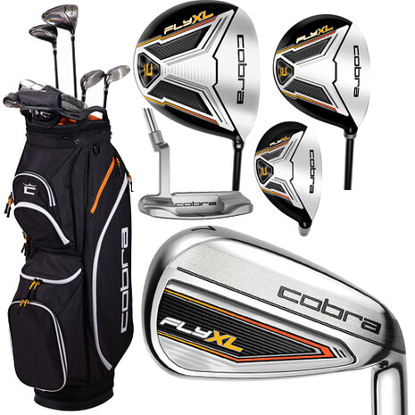 Cobra Fly-XL Complete Set Heren Graphite Cartbag