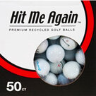 Premium AA-kwaliteit Recycled golfballen 50 stuks 