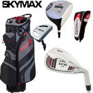 Skymax IX-5 Complete Golfset Heren Staal met Cartbag Zwart/Rood