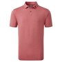 Footjoy Heather Self Colar Poloshirt 80138 Rood