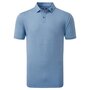 Footjoy Heather Self Colar Poloshirt 80142 Blauw